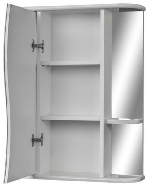 Шкаф зеркальный навесной Kabinka.kz DA1038HZ 56.6x15.7x70см белый купить,NaN