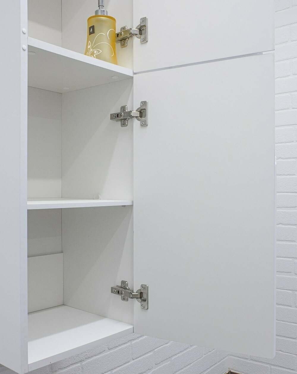 Шкаф-пенал навесной KABINKA.KZ DO1903P, 35x32.4x130.1 см, белый