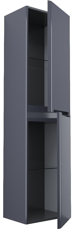 Шкаф-пенал навесной IDDIS EDI40D0i97 40x30x150см графит купить,NaN