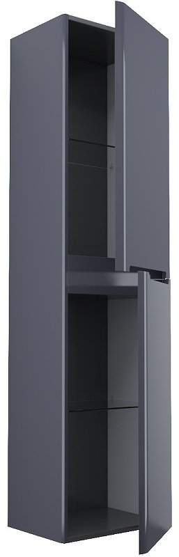 Шкаф-пенал навесной IDDIS EDI40D0i97 40x30x150см графит купить,NaN