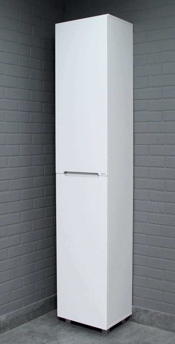 Шкаф-пенал напольный KABINKA.KZ Адай, 40.2x31.6x194.9 см, белый