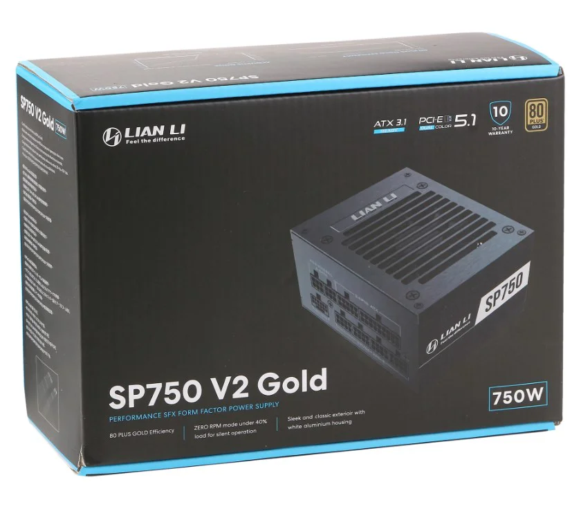 Блок питания SFX 750 W Lian Li SP750P V2 Gold  G9P.SP0750G.B000.EU купить,69990