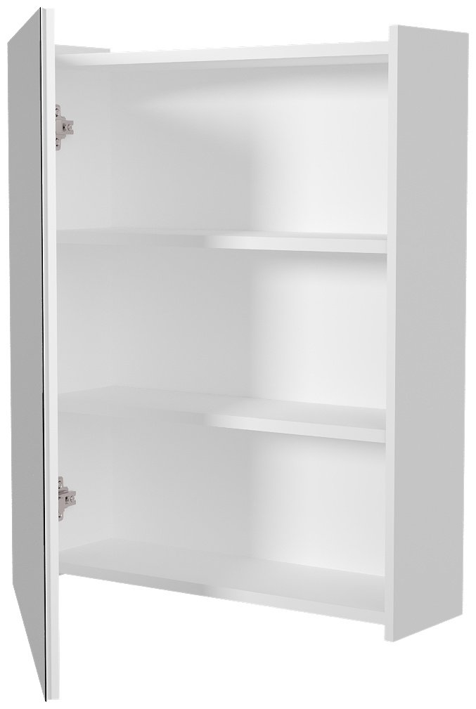 Шкаф зеркальный навесной Kabinka.kz Гранд 40x14x70см белый купить,NaN