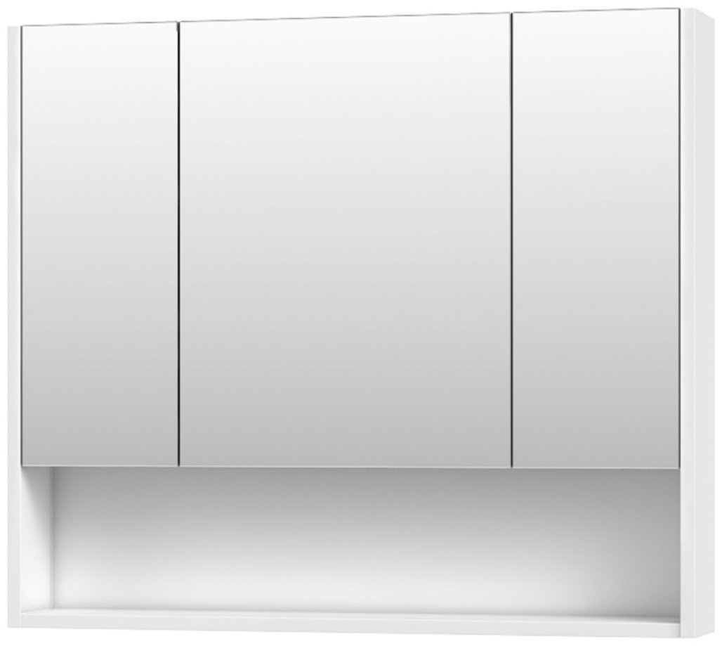 Шкаф зеркальный навесной KABINKA.KZ Urban 800, 80x15x70 см, белый купить,NaN