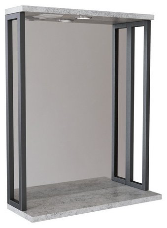 Шкаф навесной Mixline Бруклин K0000074941 60x15x69см серый купить,NaN