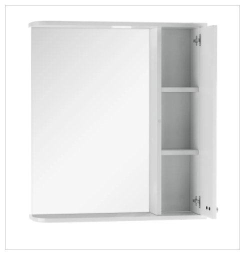 Шкаф навесной Айсберг DA1053HZ, 60x15x70 см, белый