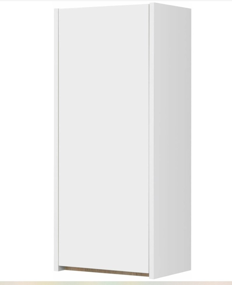 Шкаф навесной Акватон Марти, 35x23x80 см, белый