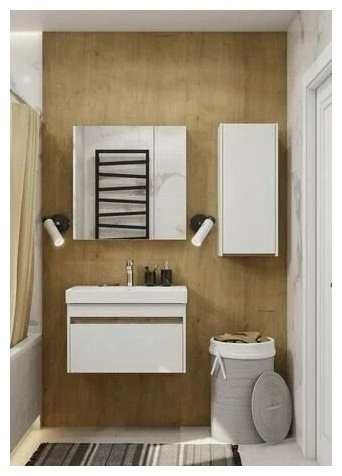 Шкаф навесной Акватон Марти 35x23x80см белый купить,60400