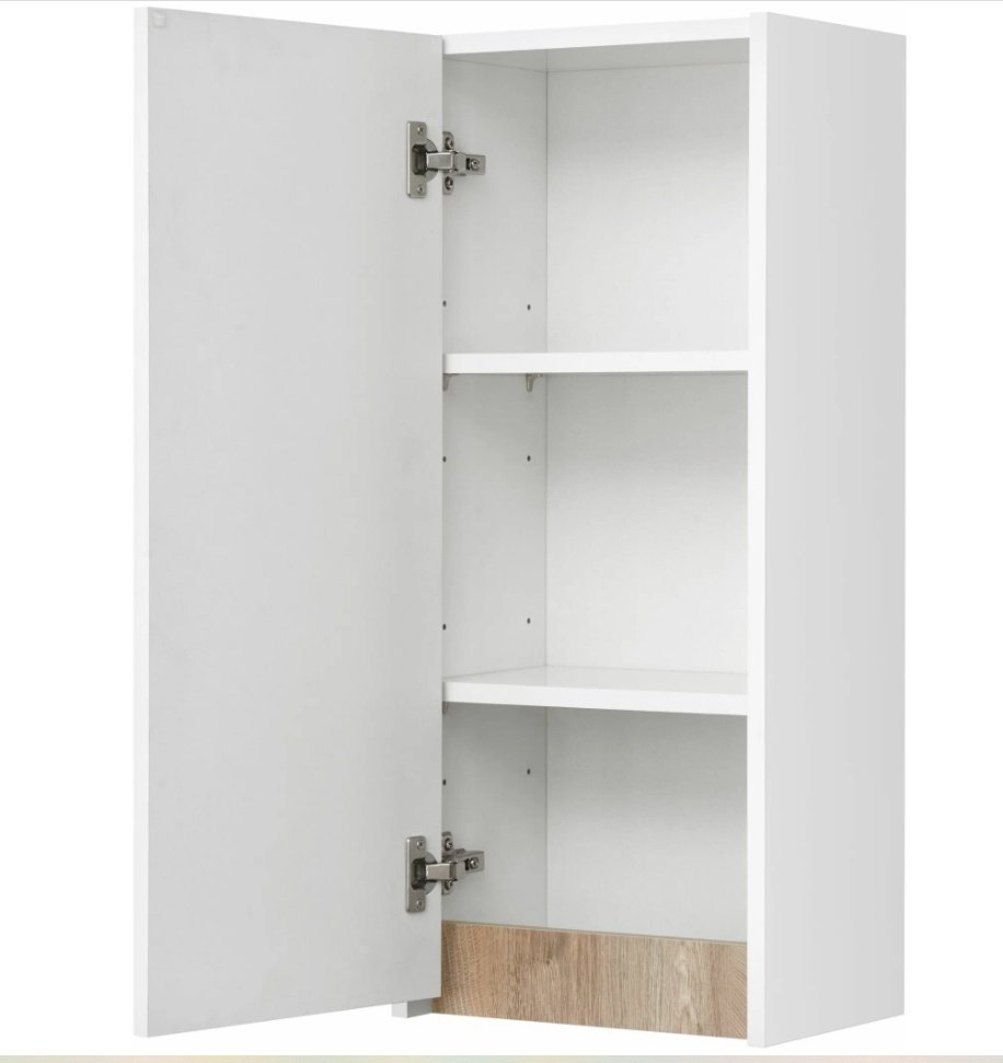 Шкаф навесной Акватон Марти, 35x23x80 см, белый