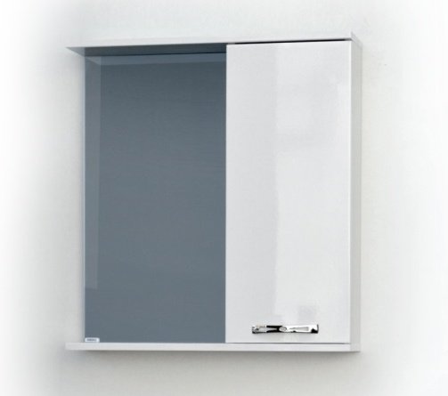 Шкаф зеркальный навесной KABINKA.KZ Белла ECO, 65x15x70 см, белый