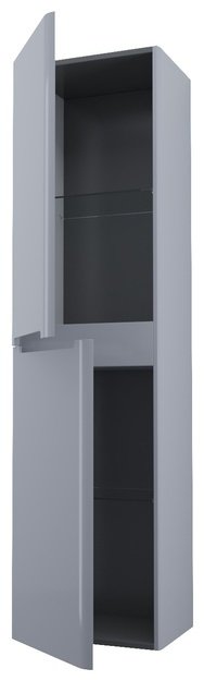 Шкаф-пенал навесной IDDIS EDI40L0i97, 40x30x150 см, светло серый