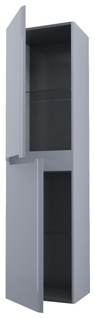 Шкаф-пенал навесной IDDIS EDI40L0i97 40x30x150см светло-серый купить,NaN