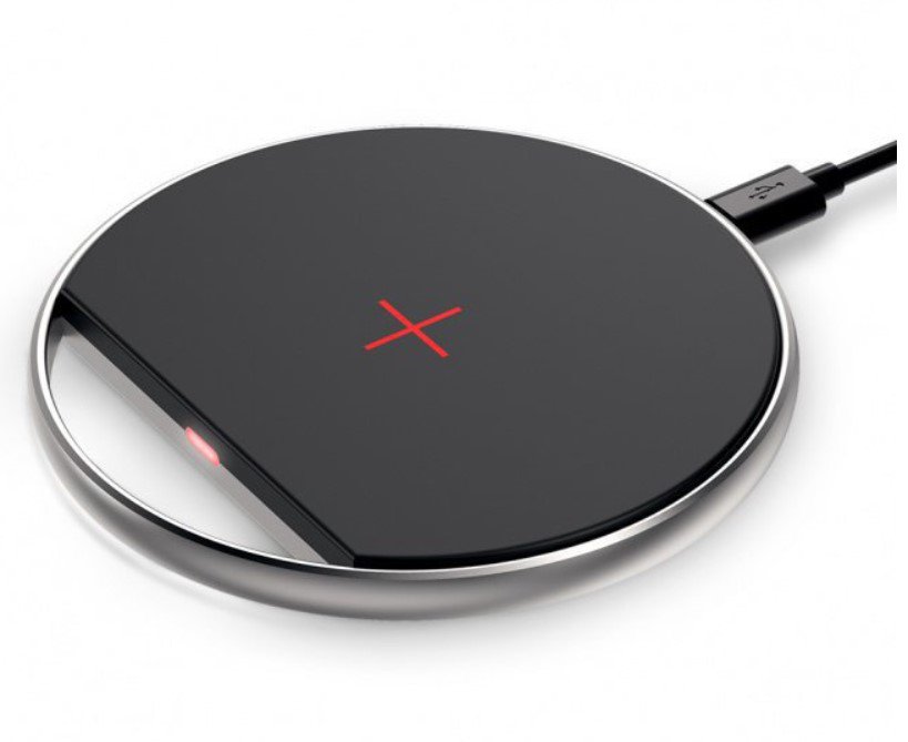 Беспроводное зарядное устройство Olmio 15W Quick Charge черное