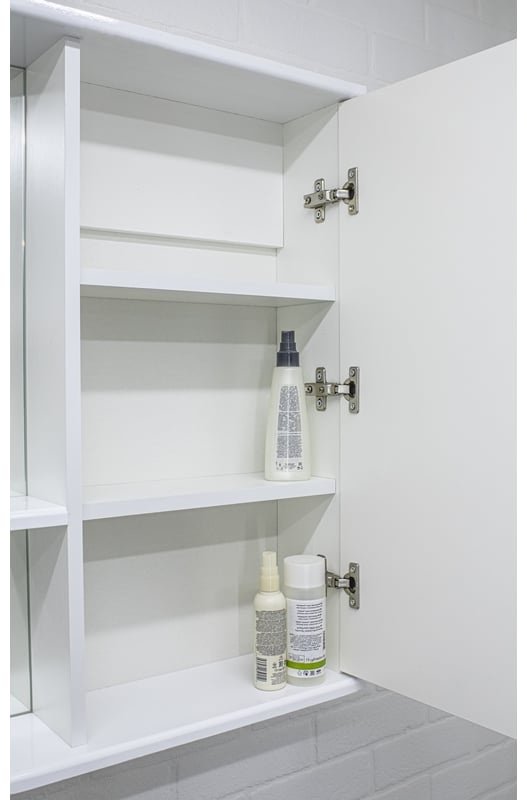 Шкаф зеркальный навесной KABINKA.KZ DA1031HZ, 51.6x15.7x70 см, белый