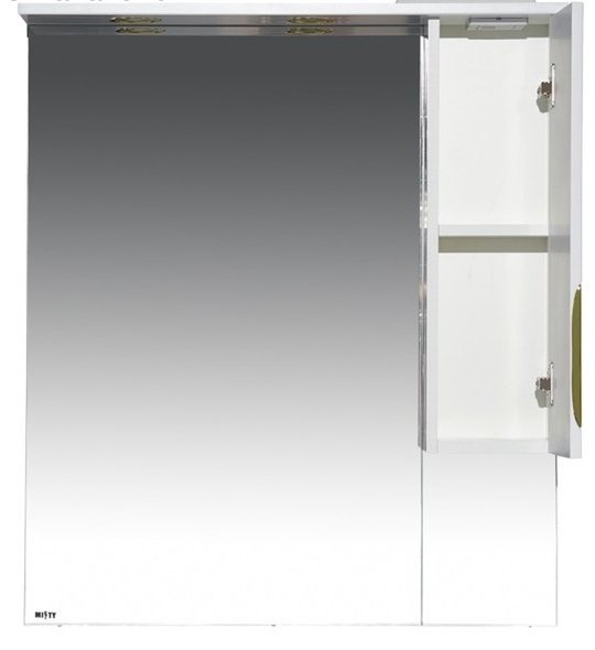 Misty зеркало-шкаф Престиж 80 80x16 см, настенное