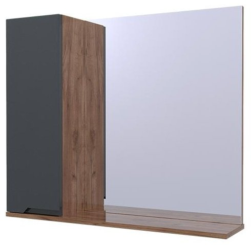 Шкаф навесной AVK Ингрид 60x17.5x70см коричневый купить,NaN