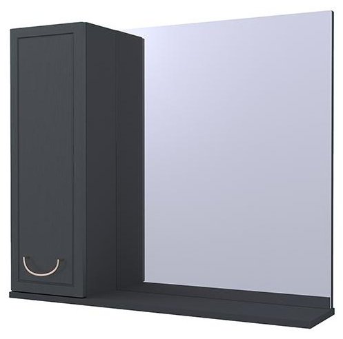 Шкаф навесной AVK Лина, 60x17.5x70 см, графит