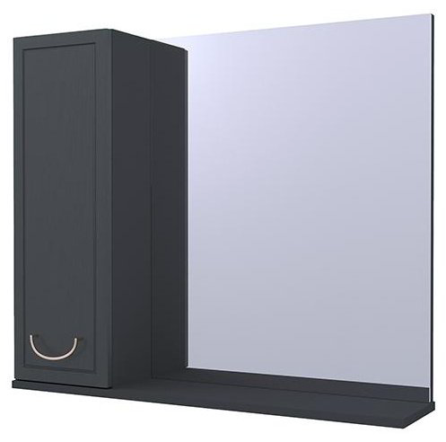 Шкаф навесной AVK Лина 60x17.5x70см графит купить,NaN