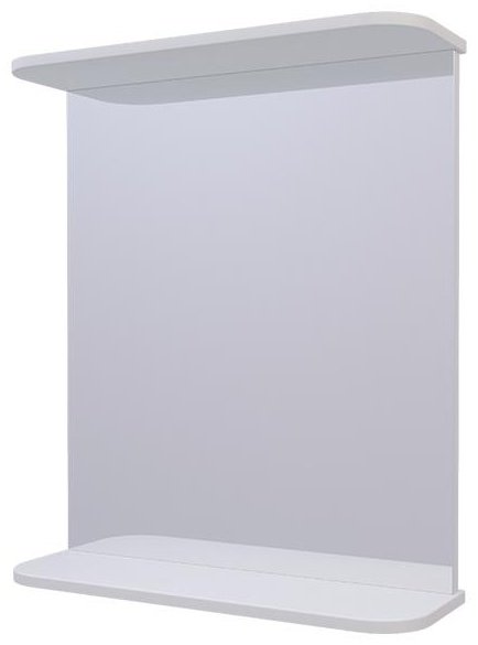 Зеркало навесной KABINKA.KZ R, 60x17.5x70 см, белый