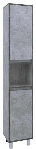 Шкаф-пенал AVK София 40x32x180см серый купить,NaN
