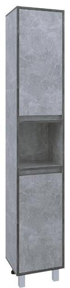 Шкаф-пенал AVK София 40x32x180см серый купить,NaN