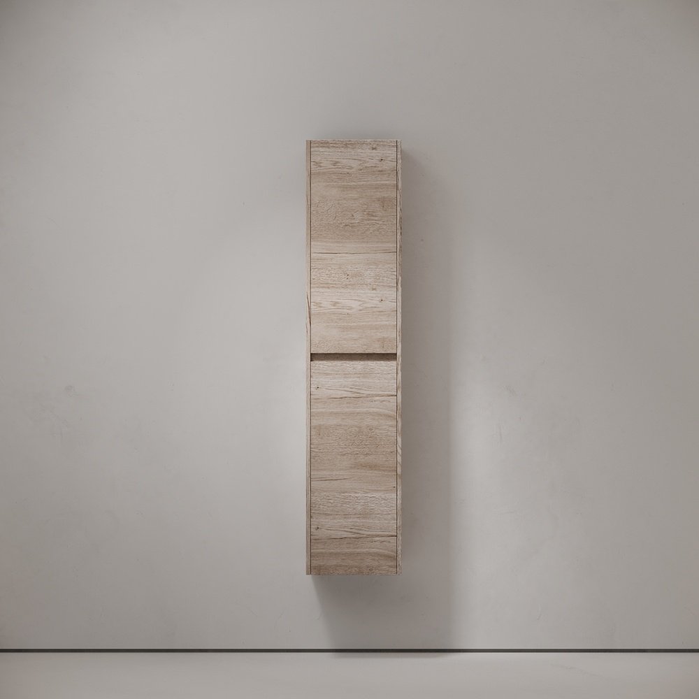 Шкаф-пенал навесной KABINKA.KZ Libra, 35x30x160 см, бежевый