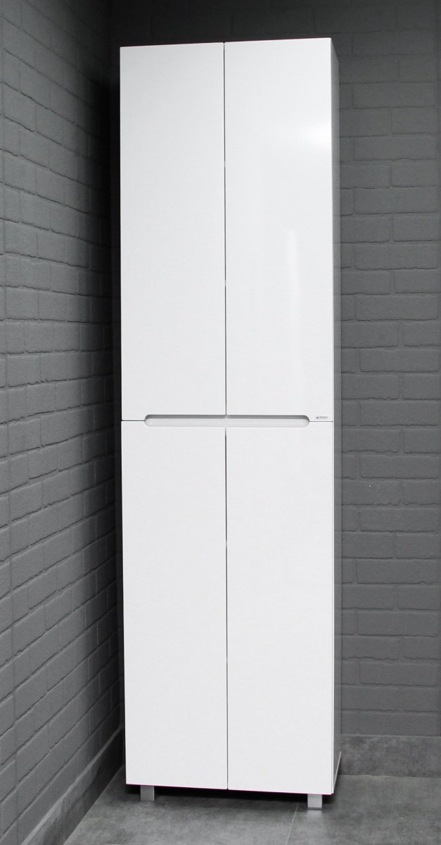 Шкаф-пенал напольный KABINKA.KZ Адай, 55.2x30.1x195 см, белый