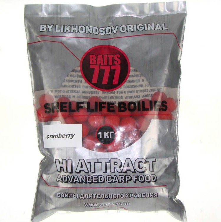 Бойлы Baits 777 20мм 1 кг Cranberry купить,NaN