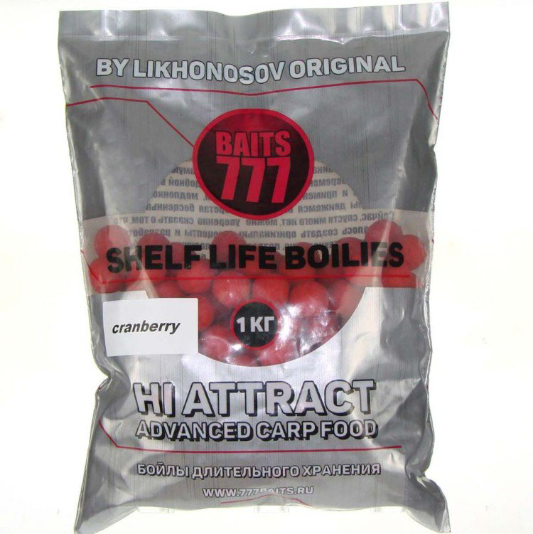 Бойлы Baits 777 20мм 1 кг Cranberry купить,NaN