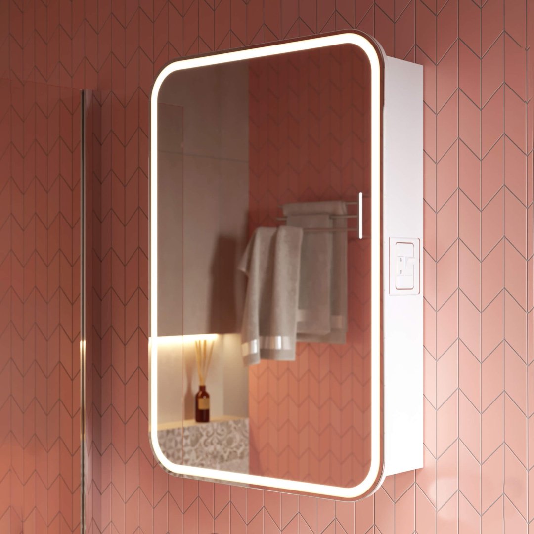 Шкаф навесной Alavann Lana, 55x15x80 см, белый