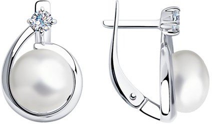 Серьги Diamant 94-320-01111-1 4,27гр. купить,NaN
