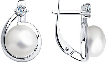 Серьги Diamant 94-320-01111-1 4,27гр. купить,NaN