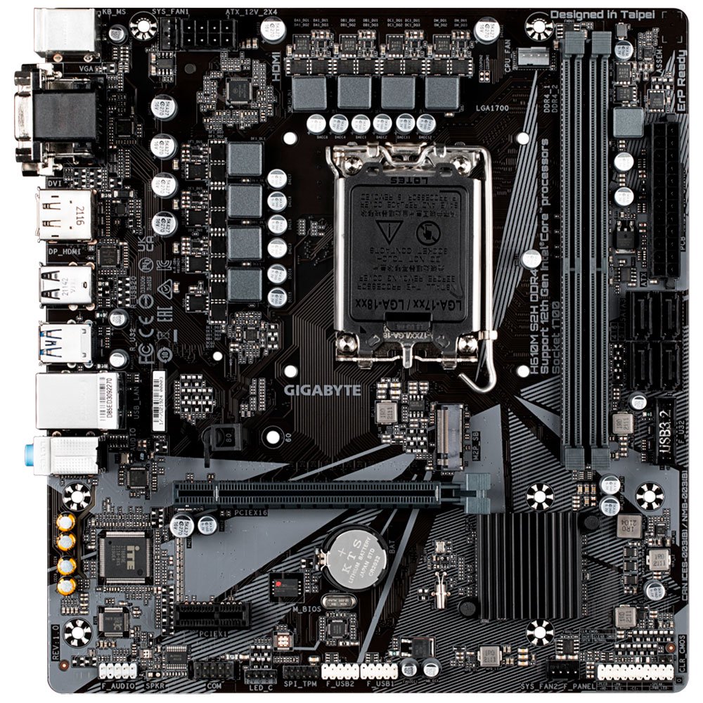 Материнская плата Gigabyte H610M S2H DDR4