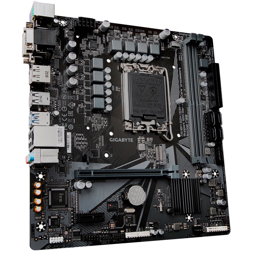 Материнская плата Gigabyte H610M S2H DDR4 купить,0