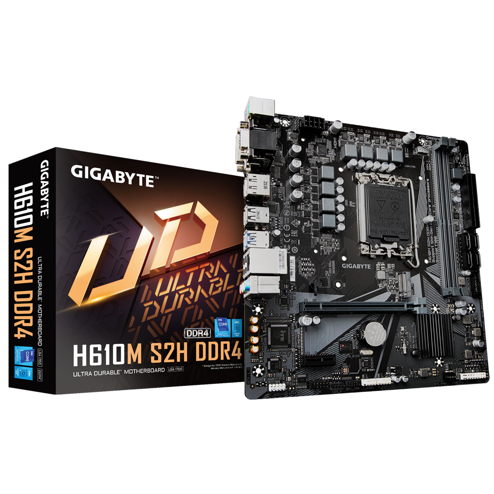 Материнская плата Gigabyte H610M S2H DDR4 купить,0