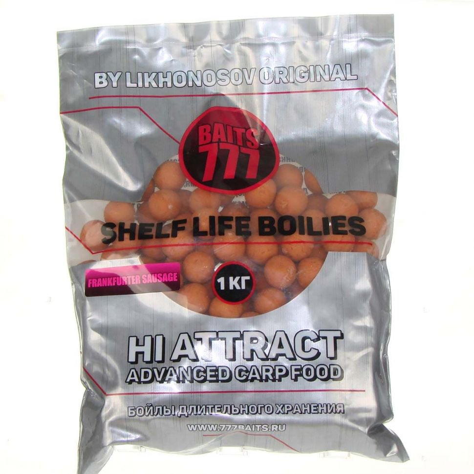 Бойлы Baits 777 20мм 1 кг Frankfurter Sausage купить,NaN