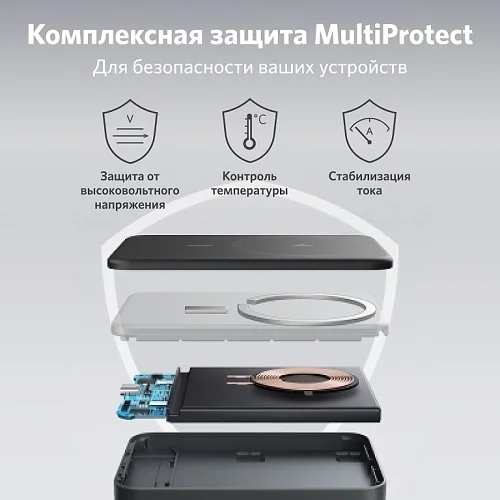 Power Bank Anker PCore Mag-Go 5K A1611 Black купить,0