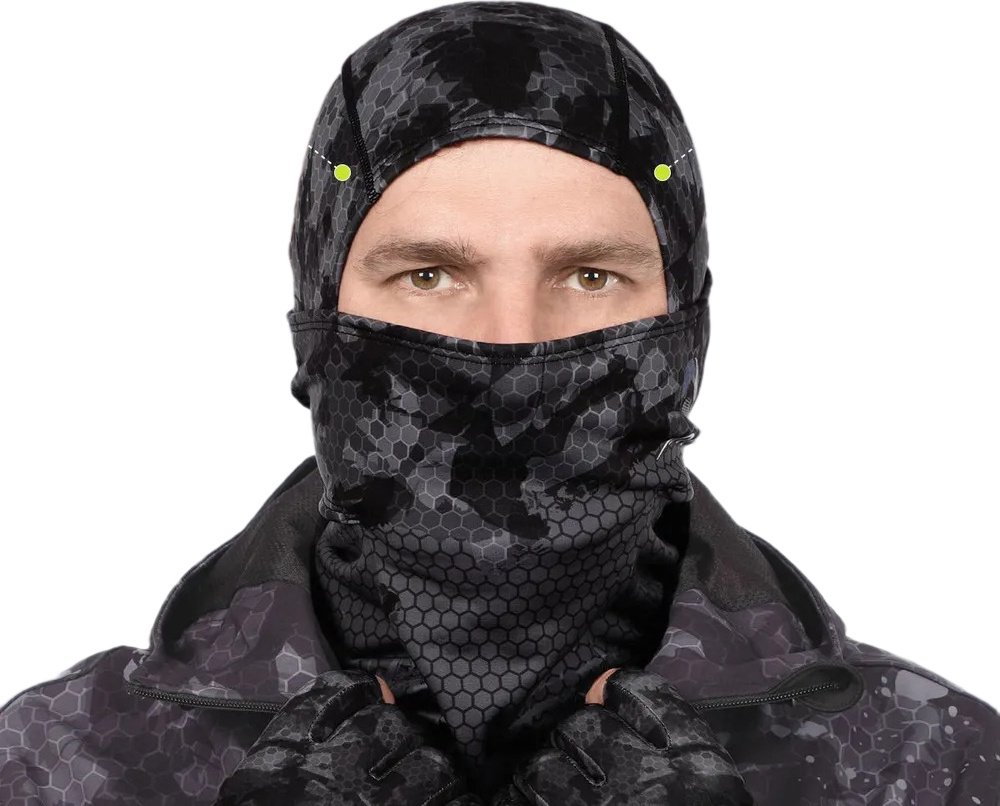Головной убор Aquatic ШБ-10 CAMO BLACK универсальный купить,NaN