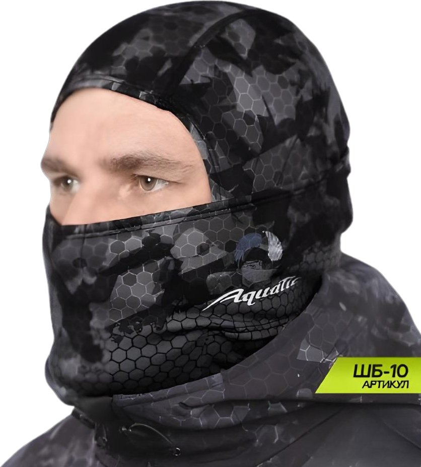 Головной убор Aquatic ШБ-10 CAMO BLACK универсальный купить,NaN