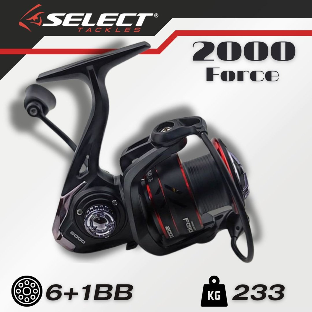 Катушка SELECT безынерционная Force 2000 6+1BB, 4.8:1 купить,NaN