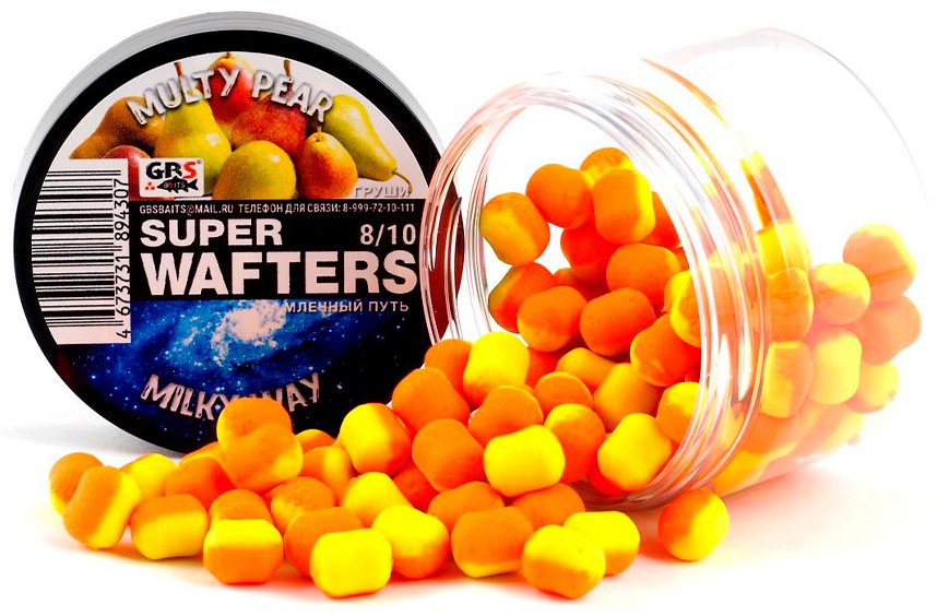Прикормка GBS Baits Wafters GBS-W776 мульти груша-милки вей 0.66 кг купить,NaN