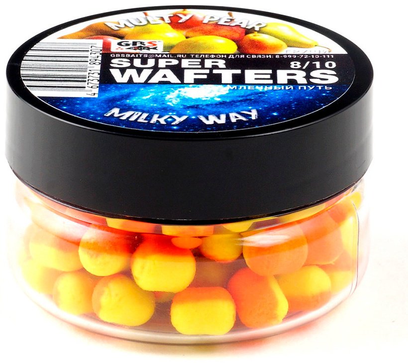 Прикормка GBS Baits Wafters GBS-W776 мульти груша-милки вей 0.66 кг купить,NaN