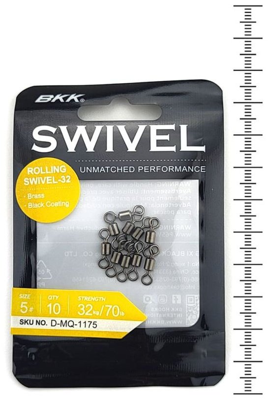 Вертлюг BKK Rolling Swivel-32 №5 32kg D-MQ-1175 купить,NaN