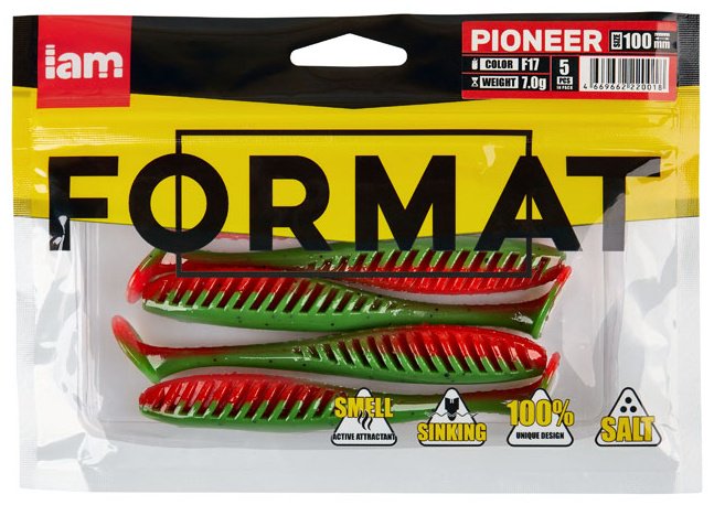 Мягкая приманка IAM FORMAT PIONEER 100 F17 PI100-F17 5 шт 10 мм F17 купить,NaN
