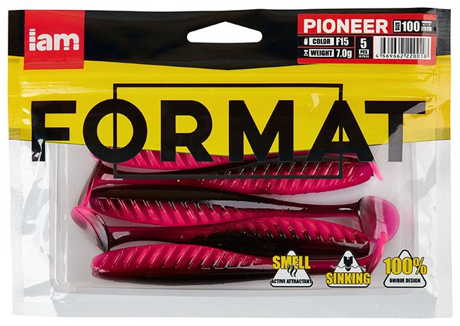 Мягкая приманка IAM FORMAT PIONEER 100 F15 PI100-F15 5 шт 10 мм F15 купить,NaN
