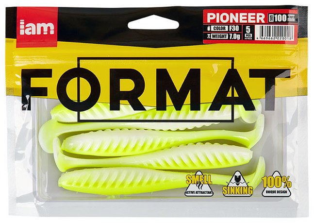 Мягкая приманка IAM FORMAT PIONEER 100 F30 PI100-F30 5 шт 10 мм F30 купить,NaN