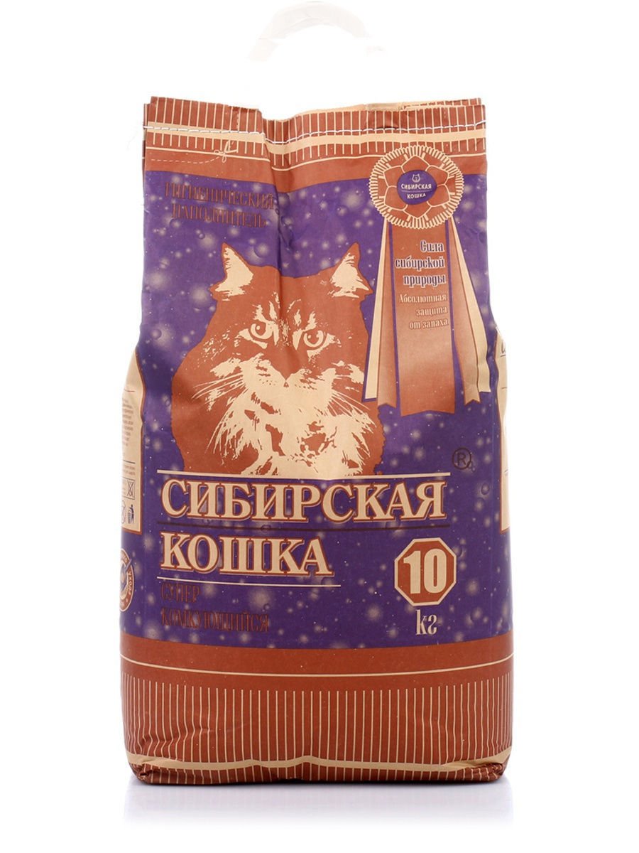 Наполнитель Сибирская Кошка Супер 10кг