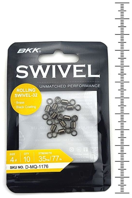 Вертлюг BKK Rolling Swivel-32 №4 35kg D-MQ-1176 купить,NaN