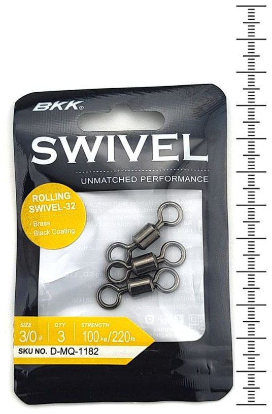 Вертлюг BKK Rolling Swivel-32 №3/0 100 D-MQ-1182 купить,NaN