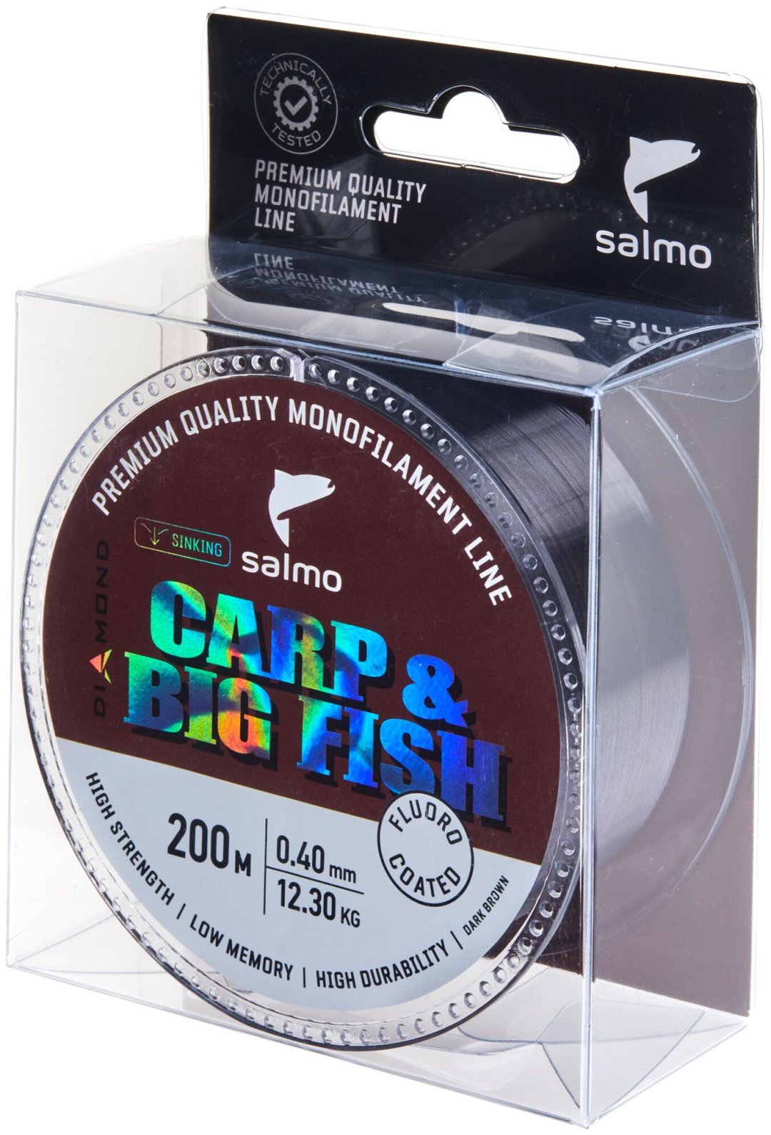 Леска Salmo монофильная 4039-040 0.4 мм коричневый купить,NaN